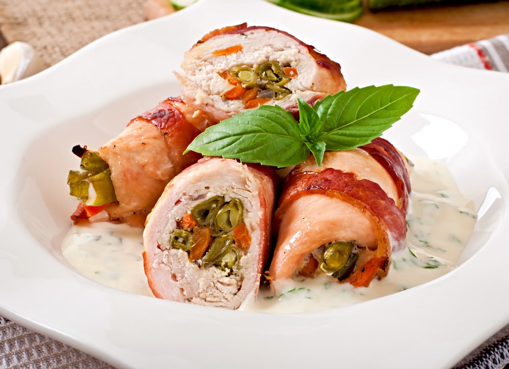Bacon & Cheese Stuffed Chicken